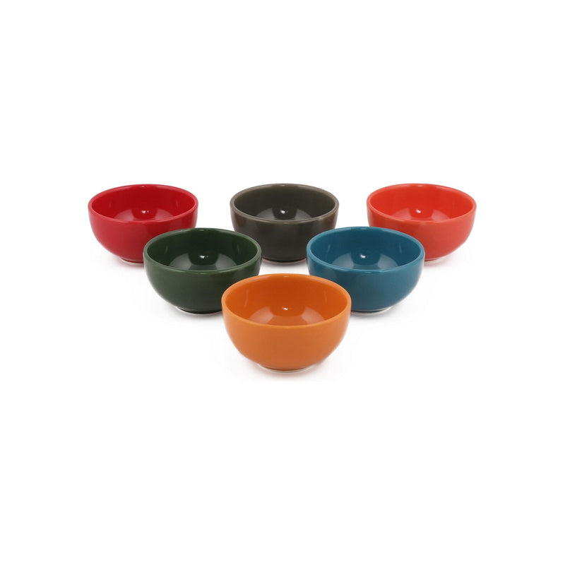 Set 6 boluri 275KRM1583, multicolor, ceramica, 110 ml