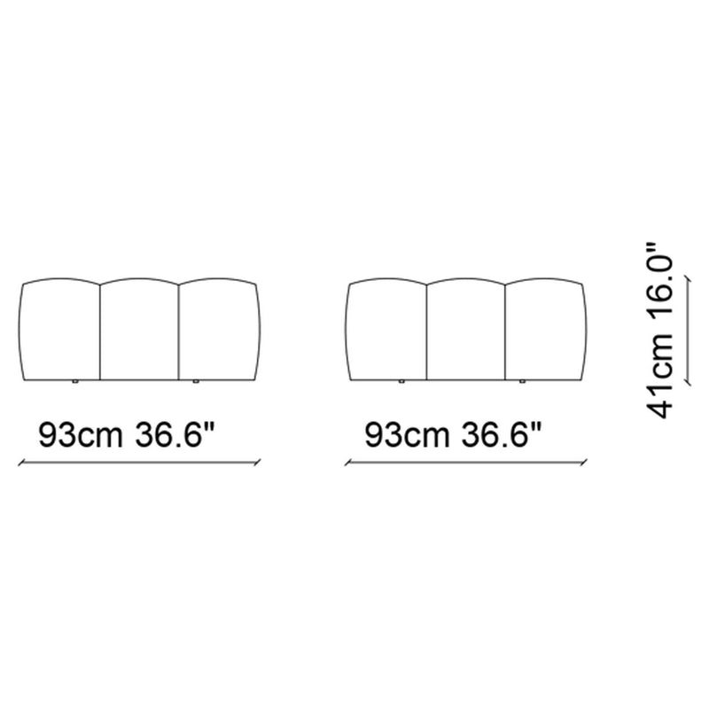 Taburet Square, maro, lemn/piele intoarsa, 93x93x68 cm