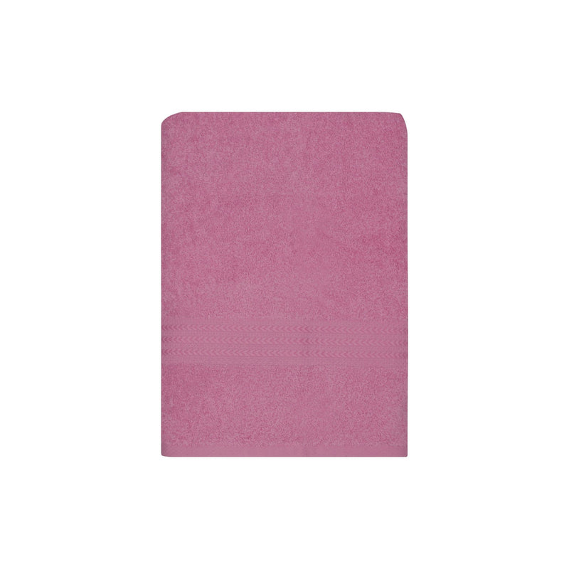 Prosop Rainbow, roz, bumbac, 70x140 cm