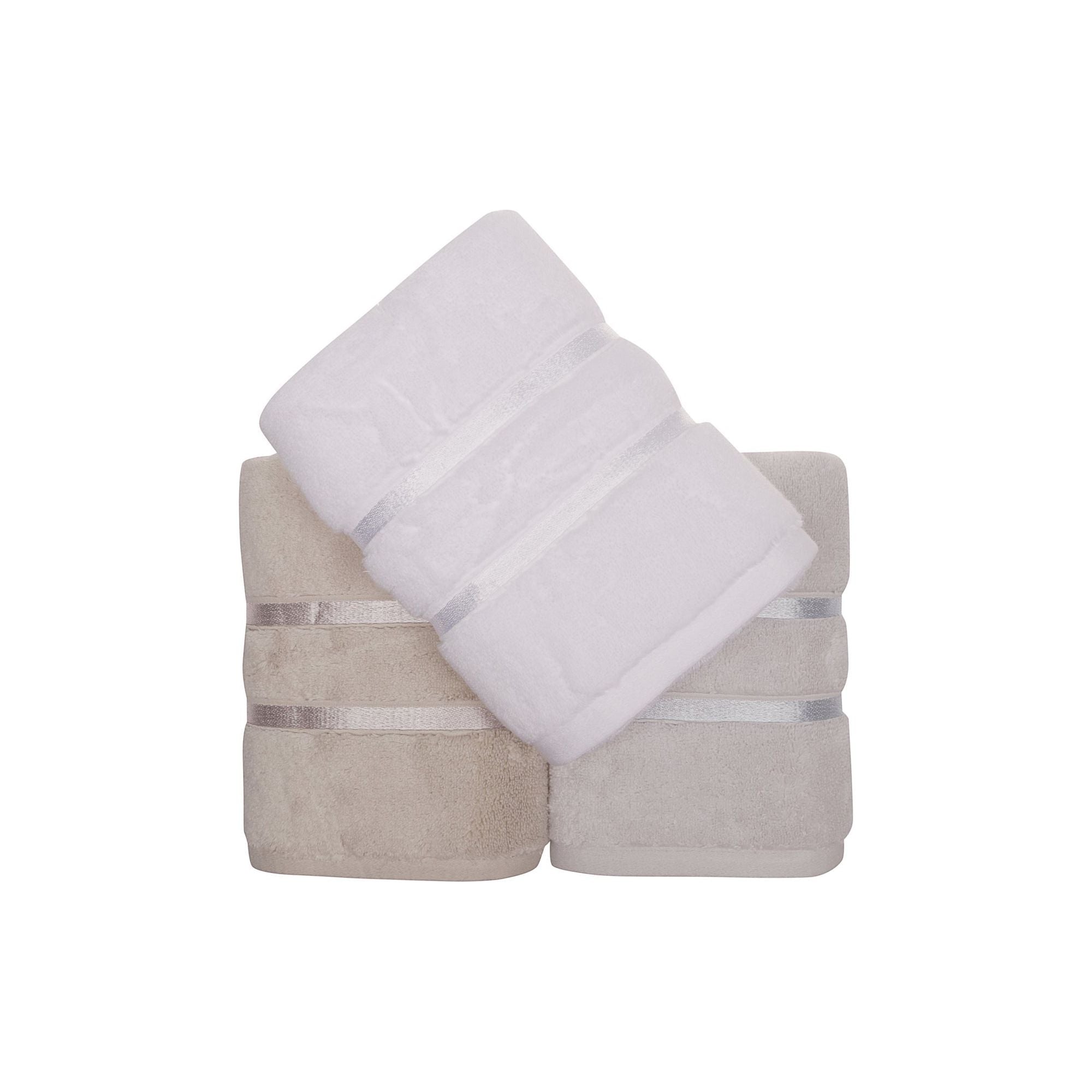Set 3 prosoape baie DOLCE, multicolor, bumbac, 50x90 cm