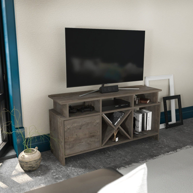 Comoda TV AUBURN, wenge, PAL melaminat, 120x30x61 cm