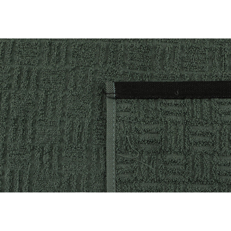 Set 4 prosoape baie JAKARLI HAVLU SETI ROAD ASORTI-2, 50x90 cm, material bumbac, verde/gri