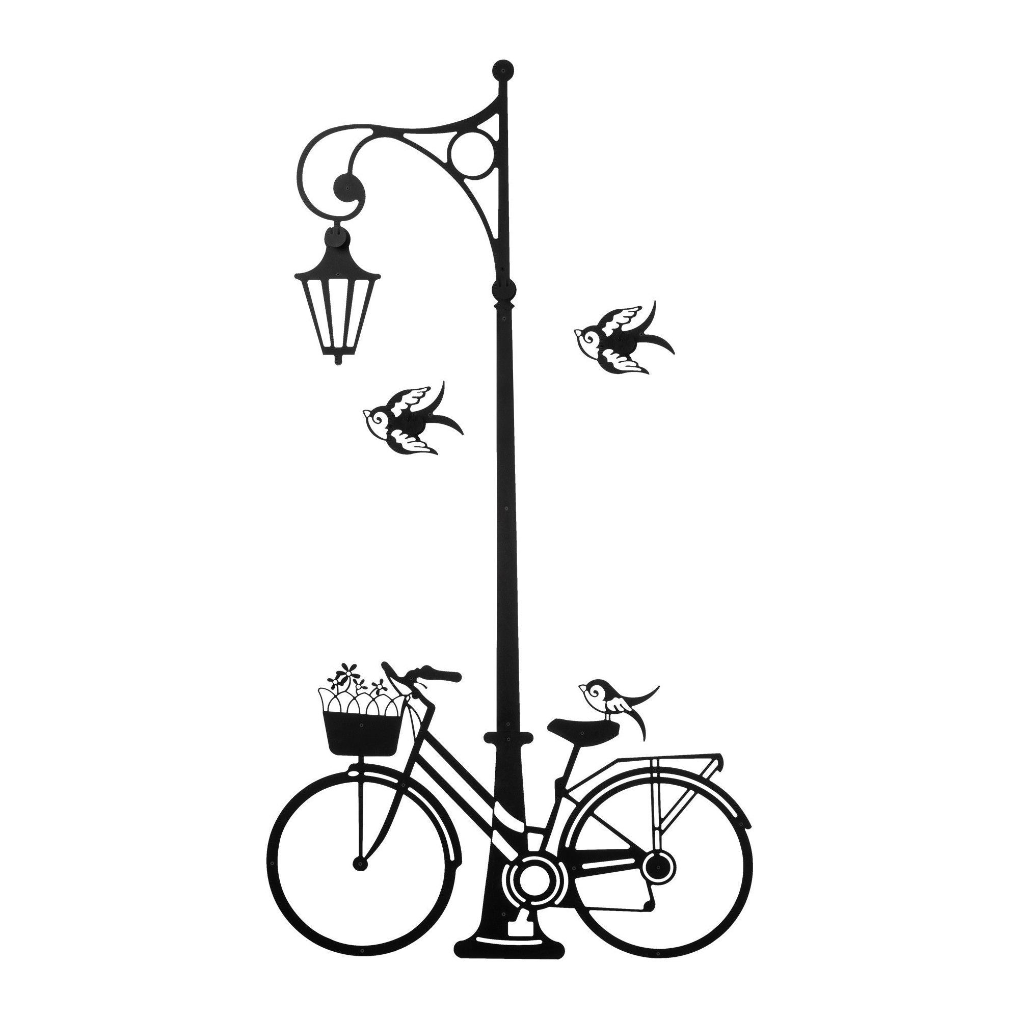 Cuier HAYAT WSH-022, negru, metal, 117x4x221 cm