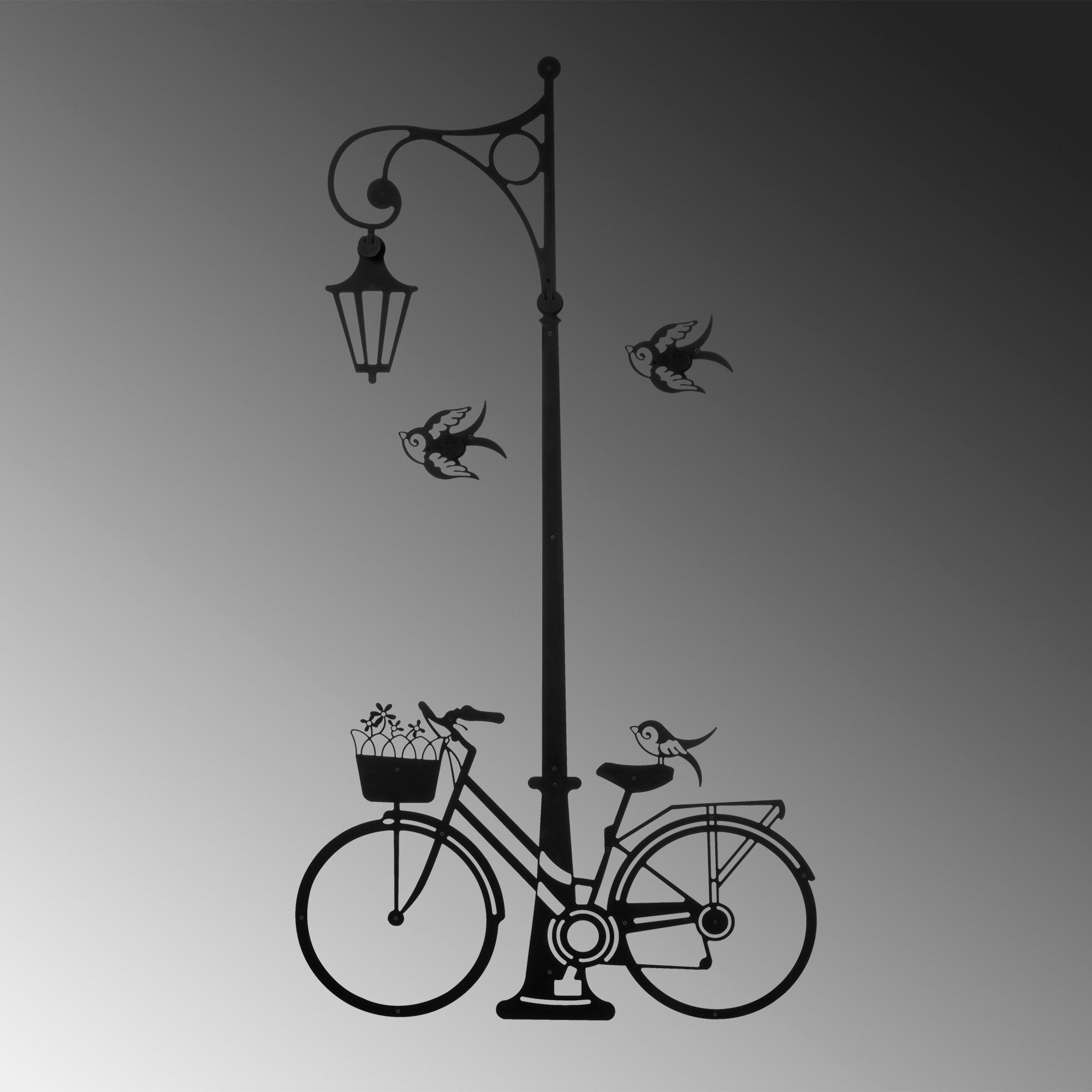 Cuier HAYAT WSH-022, negru, metal, 117x4x221 cm