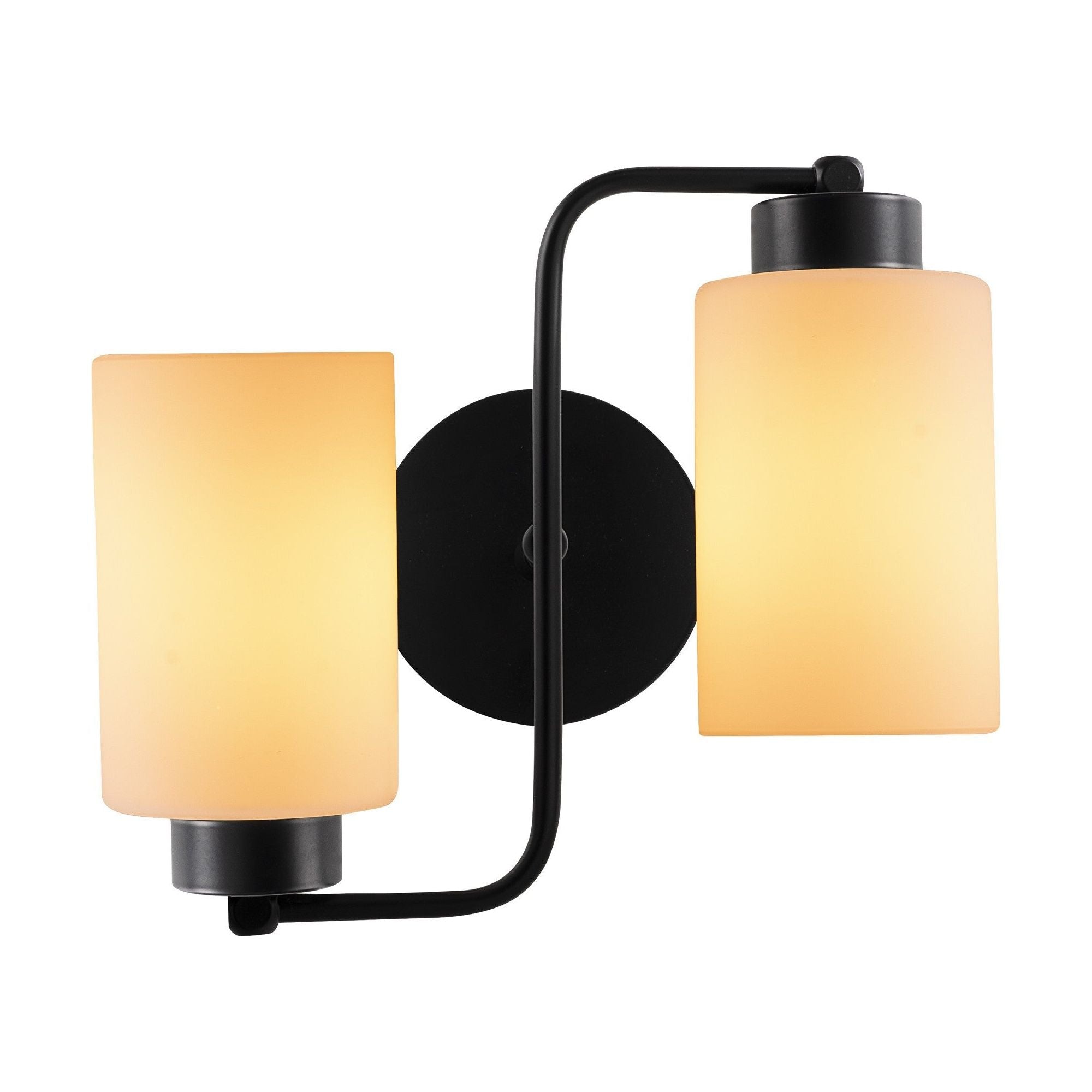 Aplica BALCOVA N-345, negru/alb, metal, 32x28 cm