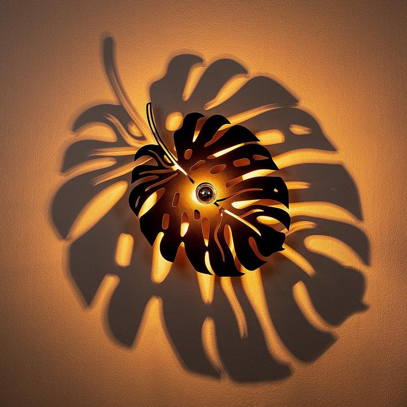 Lampa de perete 590-A, negru, 45x12x55 cm