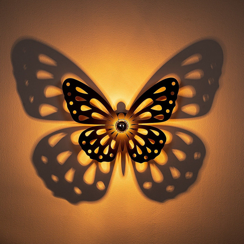 Lampa de perete 599 - A, negru, metal, 52x12x38 cm