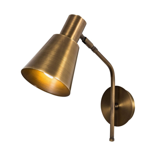 Lampa perete SILVANI MR-663, auriu/metal, 14x36x40 cm