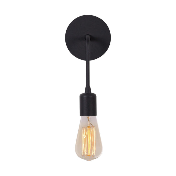 Lampa perete DARTINI-MR-887, negru, metal, 6x12x27 cm