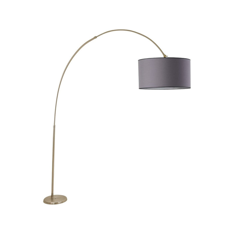 Lampadar 534LUN4252, corp metalic, crom/gri, 40x220 cm