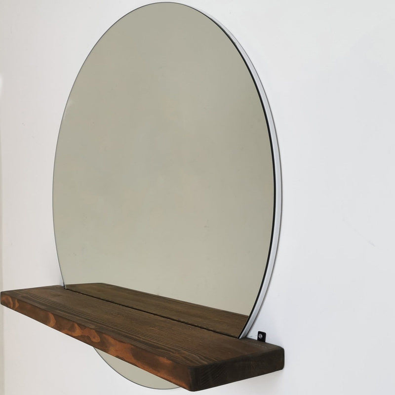 Oglinda SUNSET, 100% lemn de molid, 70x70 cm