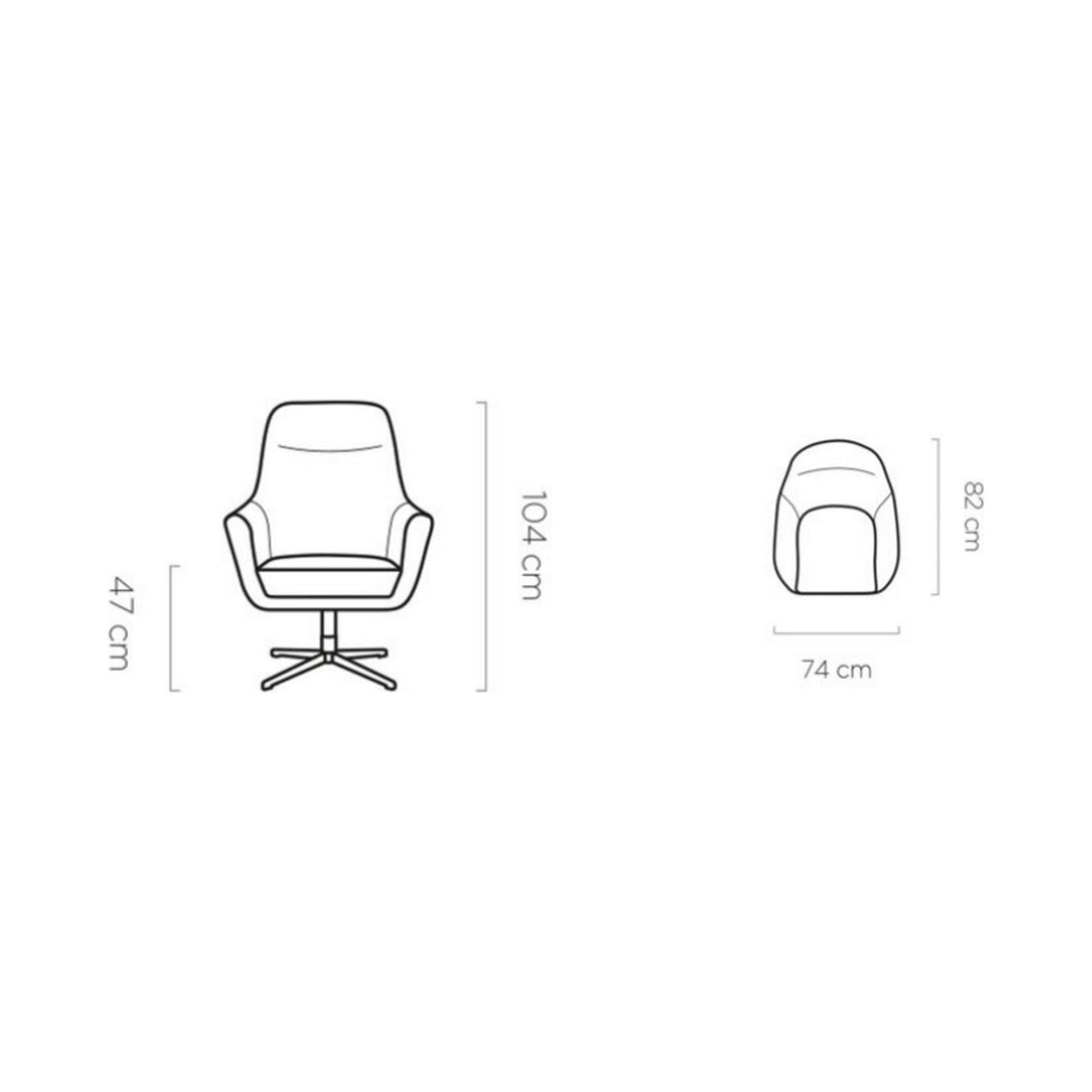 Fotoliu POLO, personalizabil materiale gama Oferta Avantaj, 74x82x104 cm