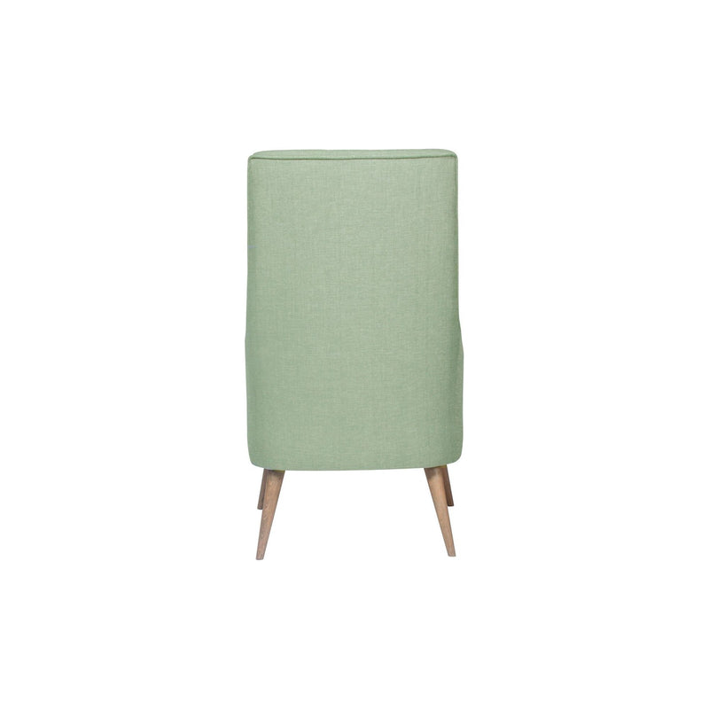 Fotoliu Islsi, verde, lemn/material textil, 69x89x107 cm