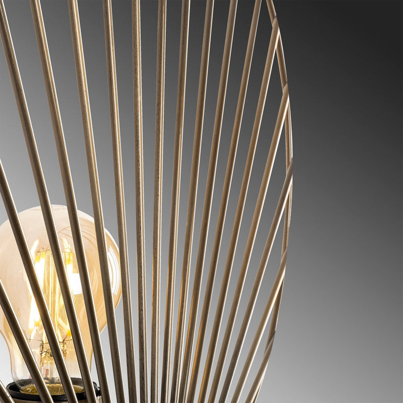 Lampa de perete Byisoo-3290, maro, metal, 30x12x30 cm