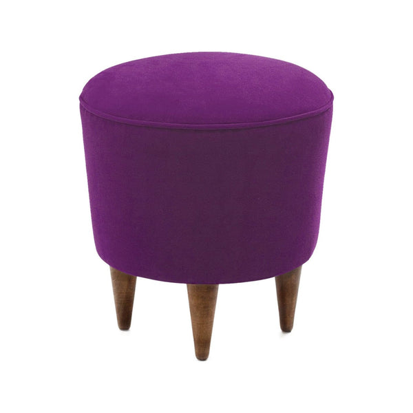 Taburet NORVA 413, stofa catifelata violet, 40x40x40 cm