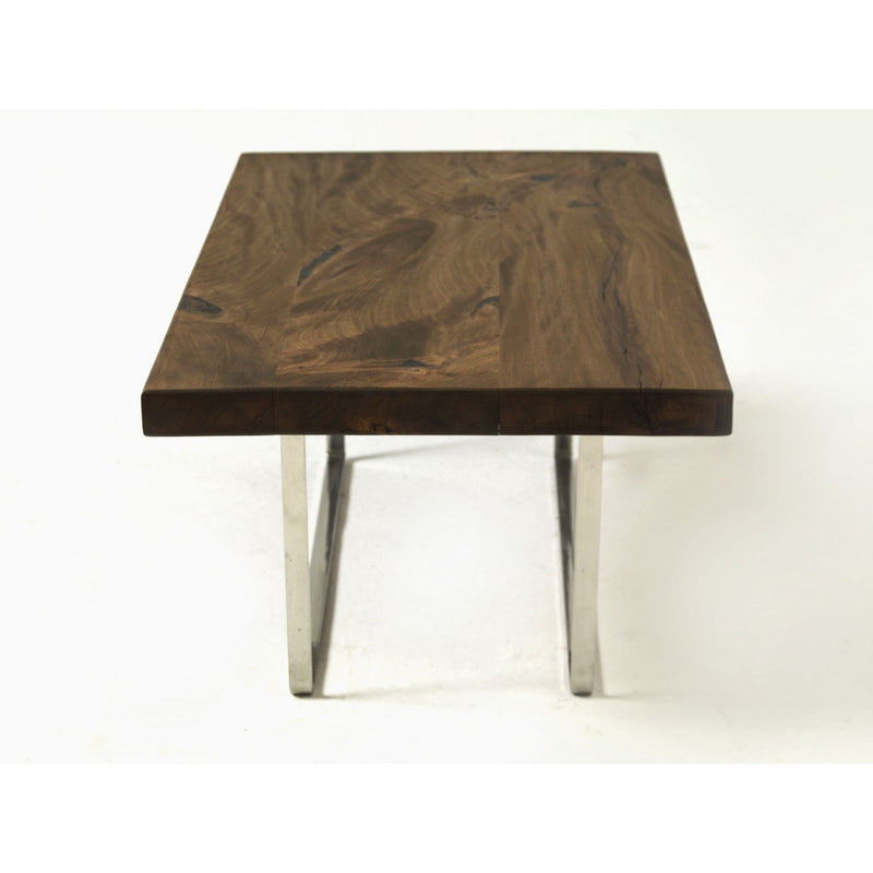Masuta Mekele, nuc, lemn/metal, 107x67x48 cm