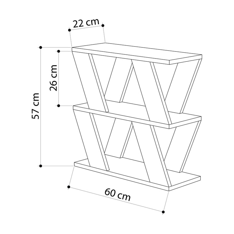 Masuta Lazena, stejar, PAL, 60x22x57 cm