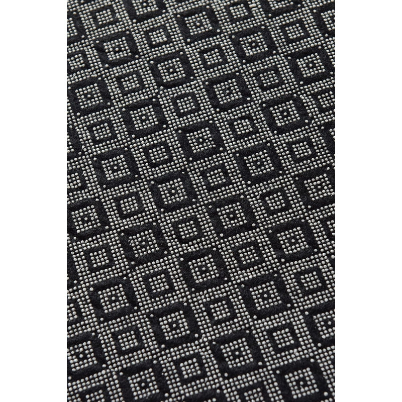 Covor Black Frame, 160x230 cm, forma dreptunghiulara, material tesatura de catifea/poliester, bej/negru