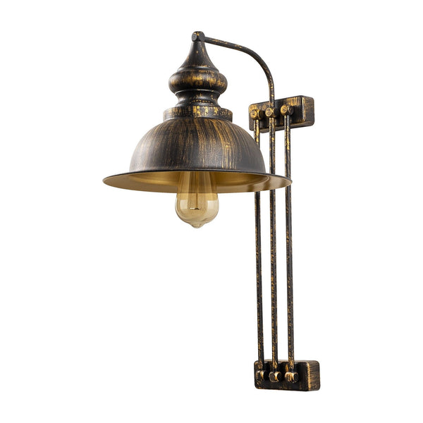 Lampa perete 3743, maro, metal, 32x28x53 cm