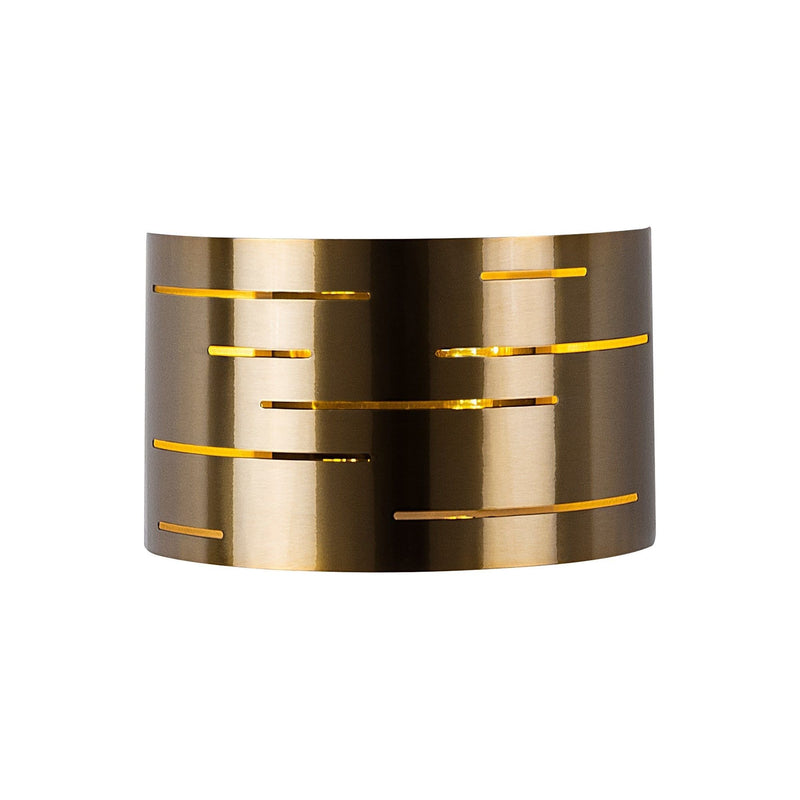 Lampa de perete 629-A, auriu, metal, 30x10x22 cm