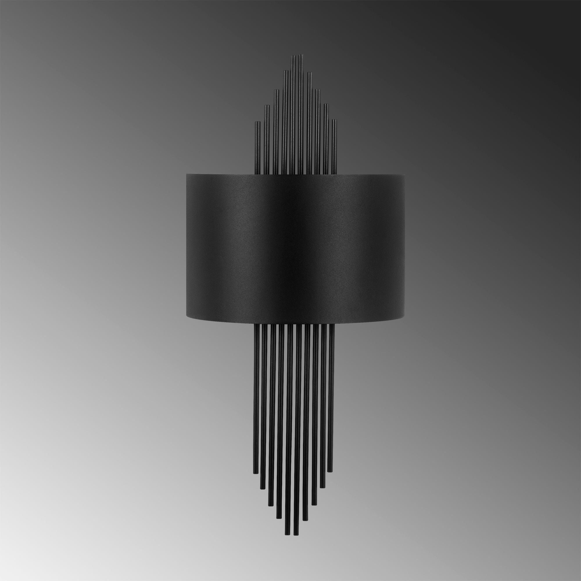 Aplica 620 - A, negru, metal, 75x10x22 cm