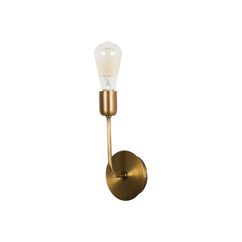 Lampa de perete Dartini, MR - 1007, corp metalic/sticla, auriu, 6x12x27 cm