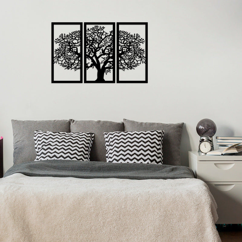 Accesoriu decorativ Ağaç 5, negru, lemn, 105x66 cm