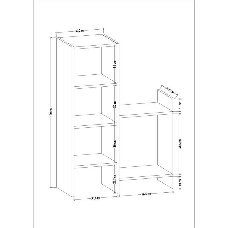 Pantofar Earl, stejar, PAL melaminat, 86x36x120 cm