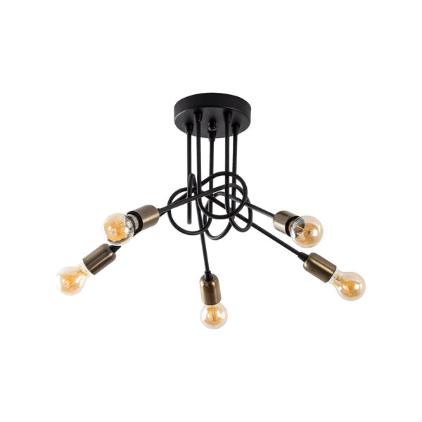 Lustra VIRAJ 10880, negru, metal, 46x35 cm