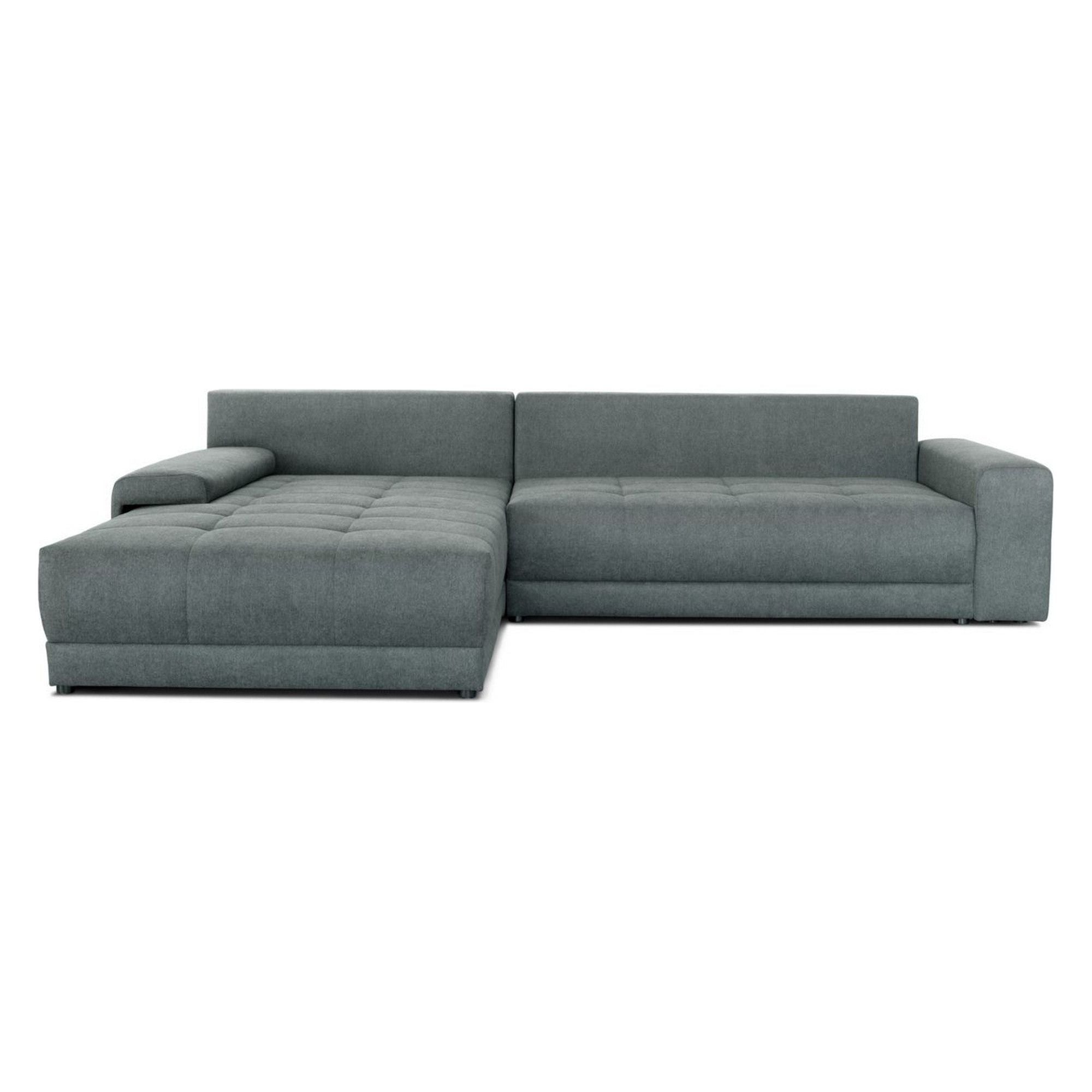 Coltar extensibil ADRIA, universal, personalizabil materiale gama Platinium, cu lada depozitare, 310x213x88 cm