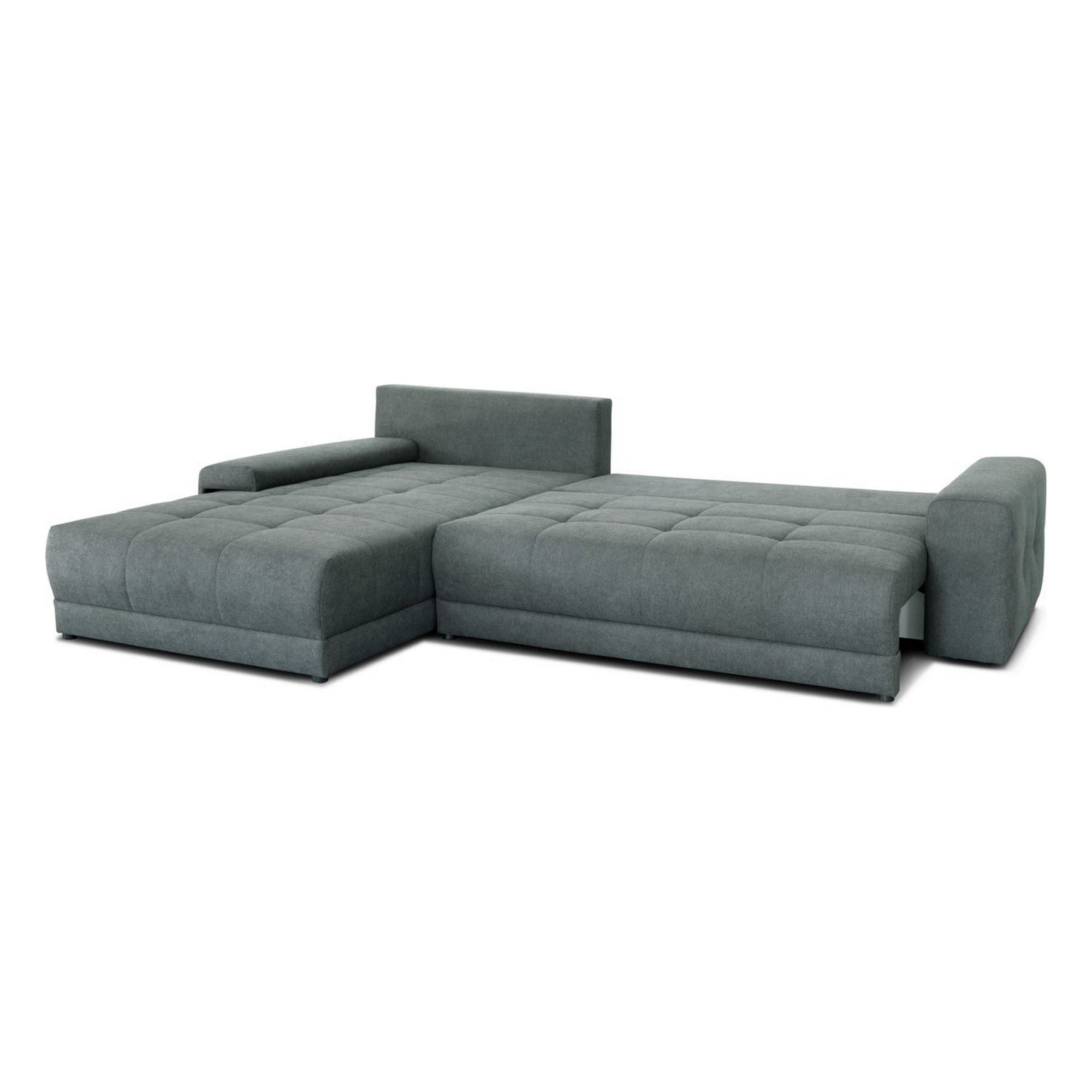 Coltar extensibil ADRIA, universal, personalizabil materiale gama Platinium, cu lada depozitare, 310x213x88 cm