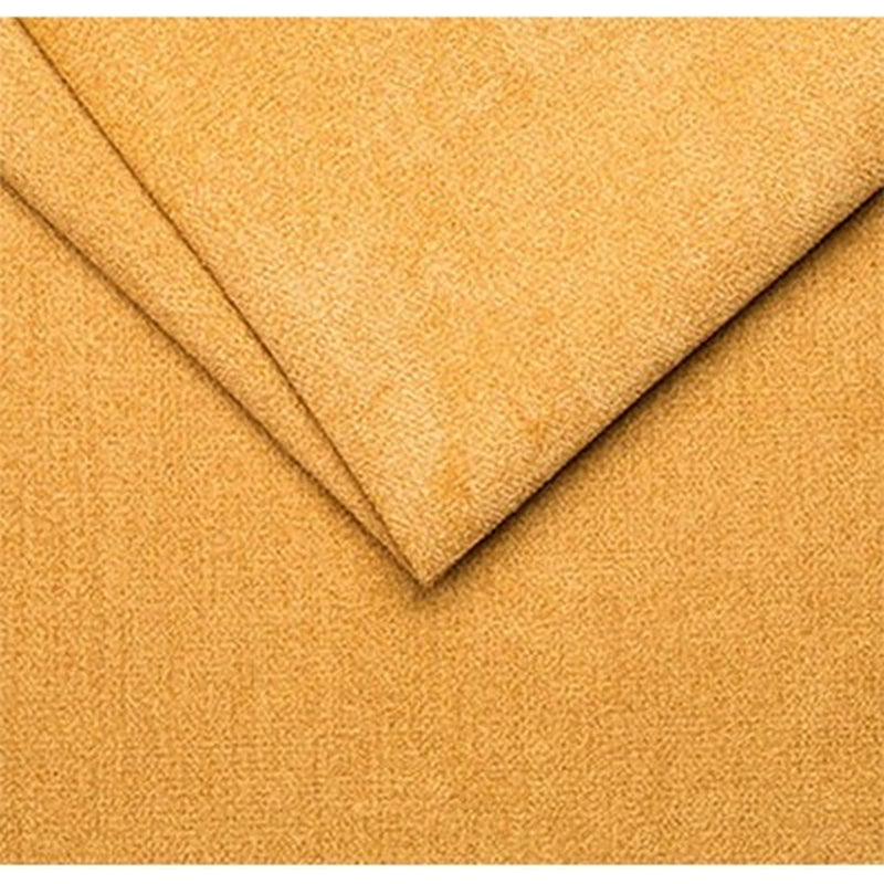 Coltar TIGA, sezlong dreapta, stofa galben - Aston 8, 286x207x77 cm