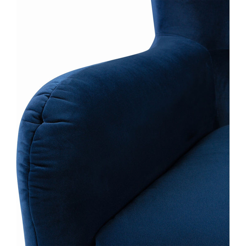 Fotoliu relaxant Casey albastru, 94x86x107 cm