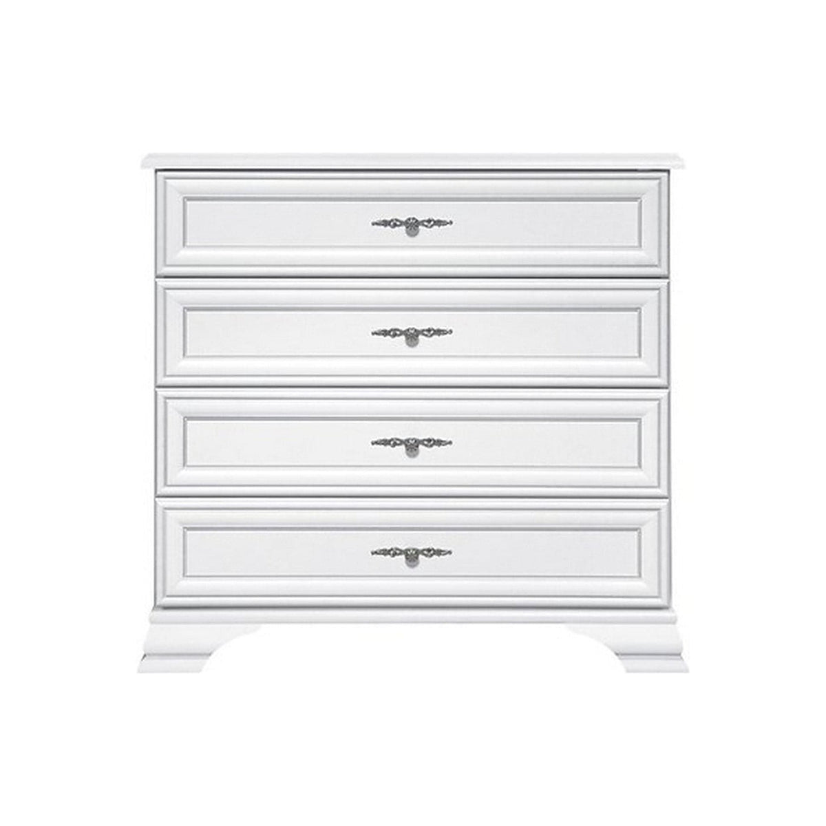 Comoda cu sertare mari IDENTO, alb, PAL, 95x45x90 cm