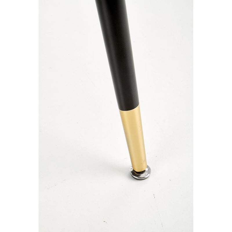 Masa EMBOS, negru/auriu, 120x75 cm