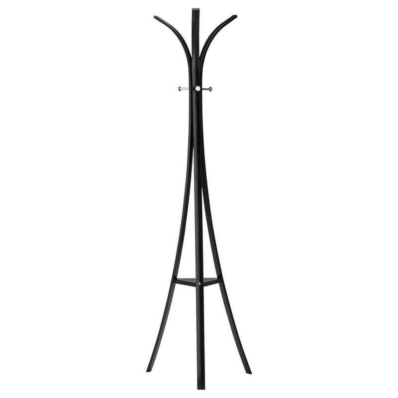 Cuier hol vertical negru Gent, structura metal, H180 CM