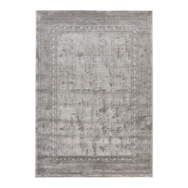 Covor MARMARIS 404, 80x150 cm, forma dreptunghiulara, fibre sintetice, gri