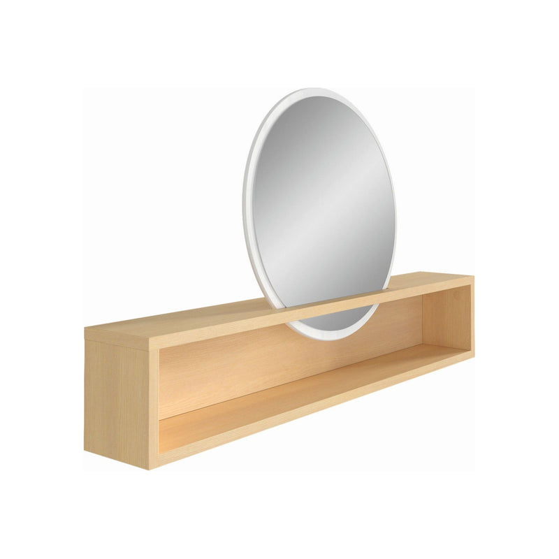 Set masa de toaleta si oglinda PORI, 85x40x93 cm