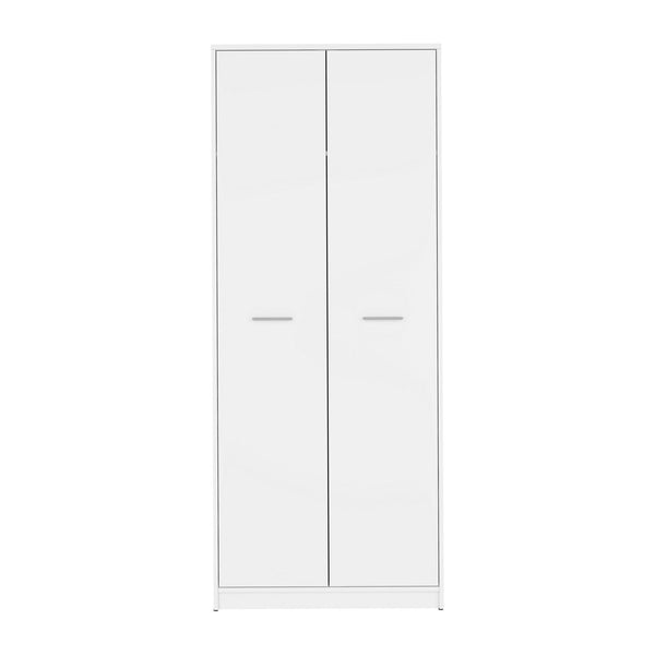 Dulap haine lemn alb NEPO PLUS, 80X54.5X197 cm.