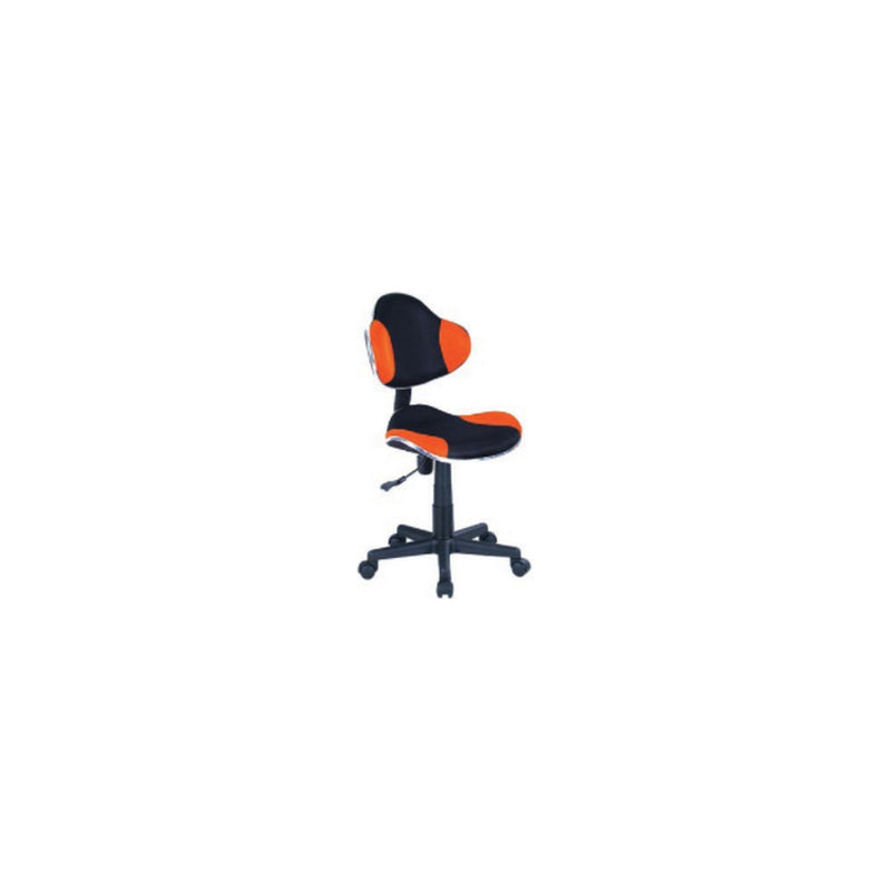 Scaun de birou copii portocaliu-negru Q-G2, 48X41X80/92