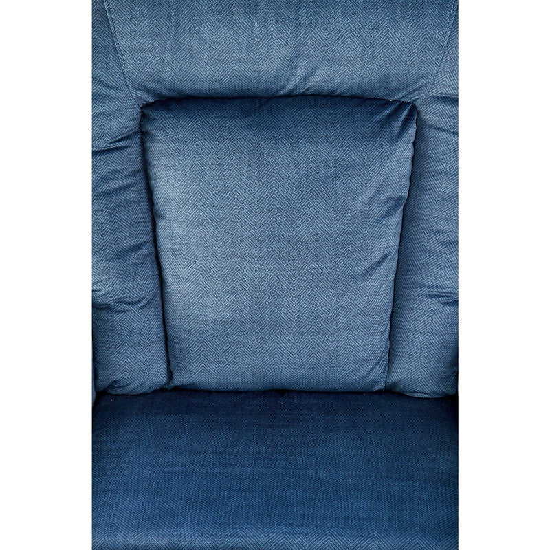 Fotoliu Bard, albastru inchis, 90x90/158x76/102 cm - ACAJU 