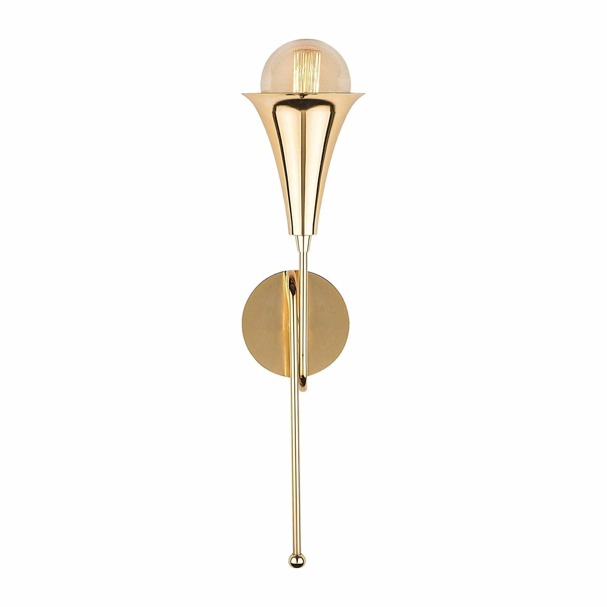 Aplica 3051, auriu, metal, 13x15x52 cm