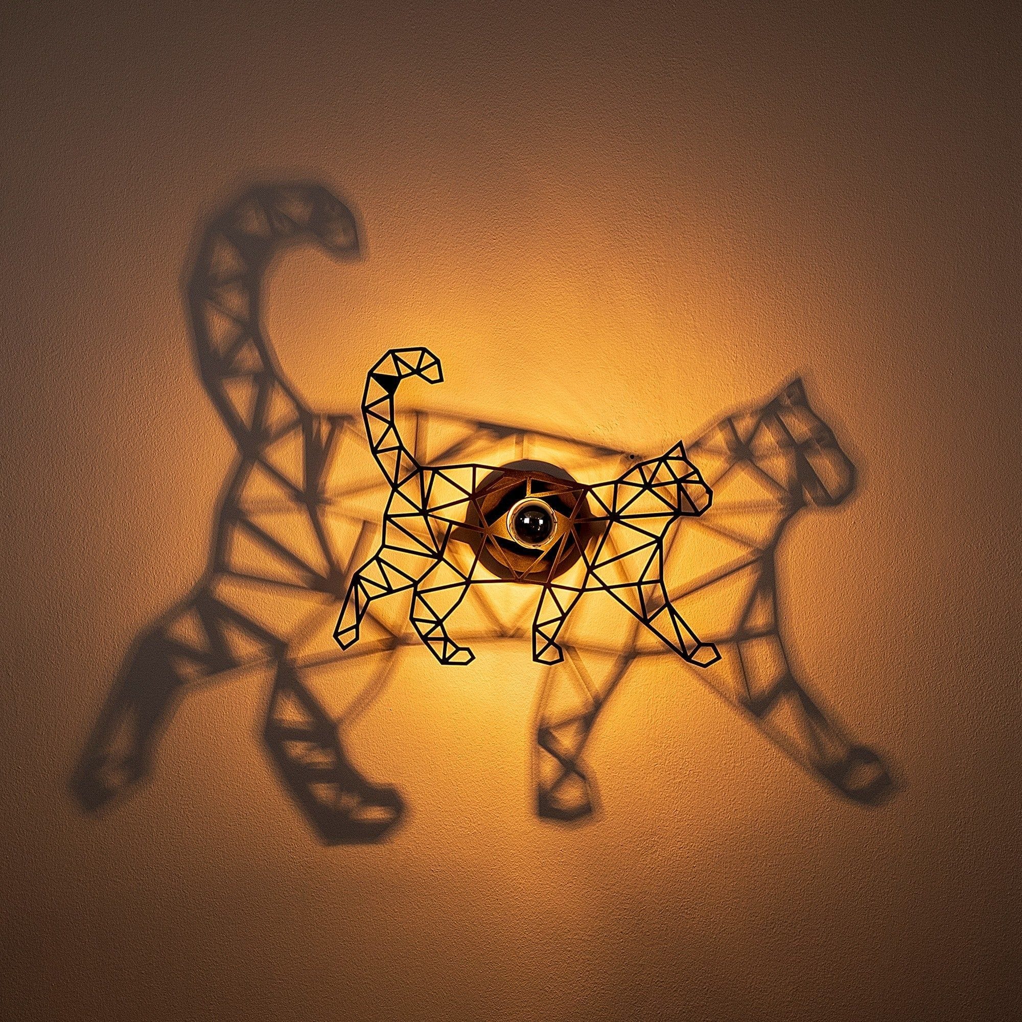 Aplica 595-A, negru, metal, 46x12x37 cm