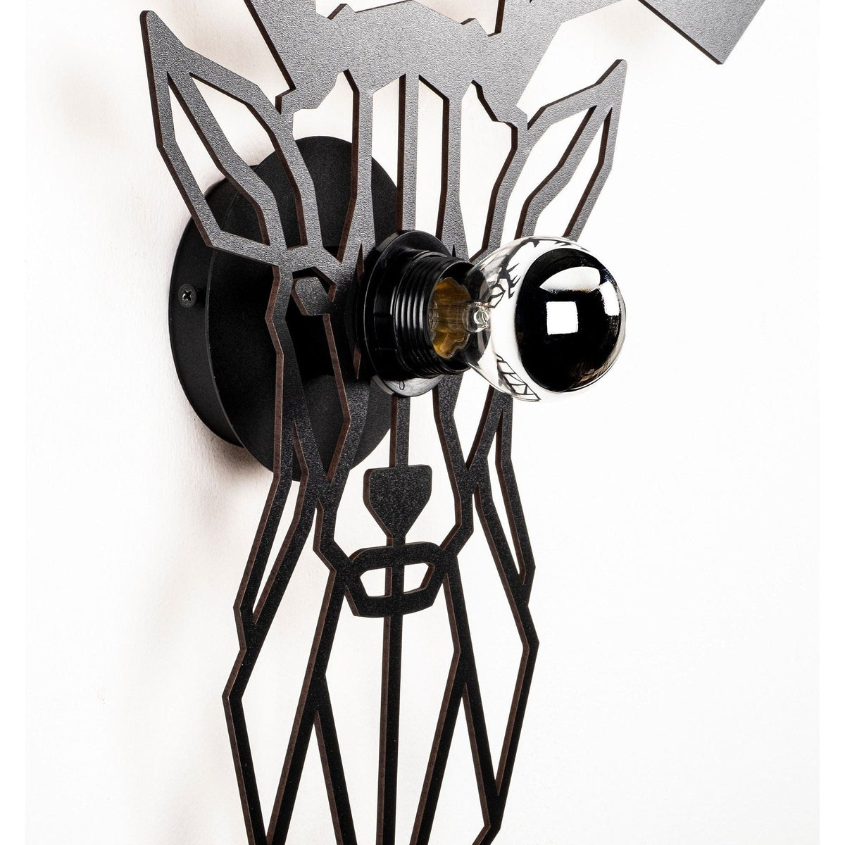 Aplica 605 - A, negru, 55x12x55 cm