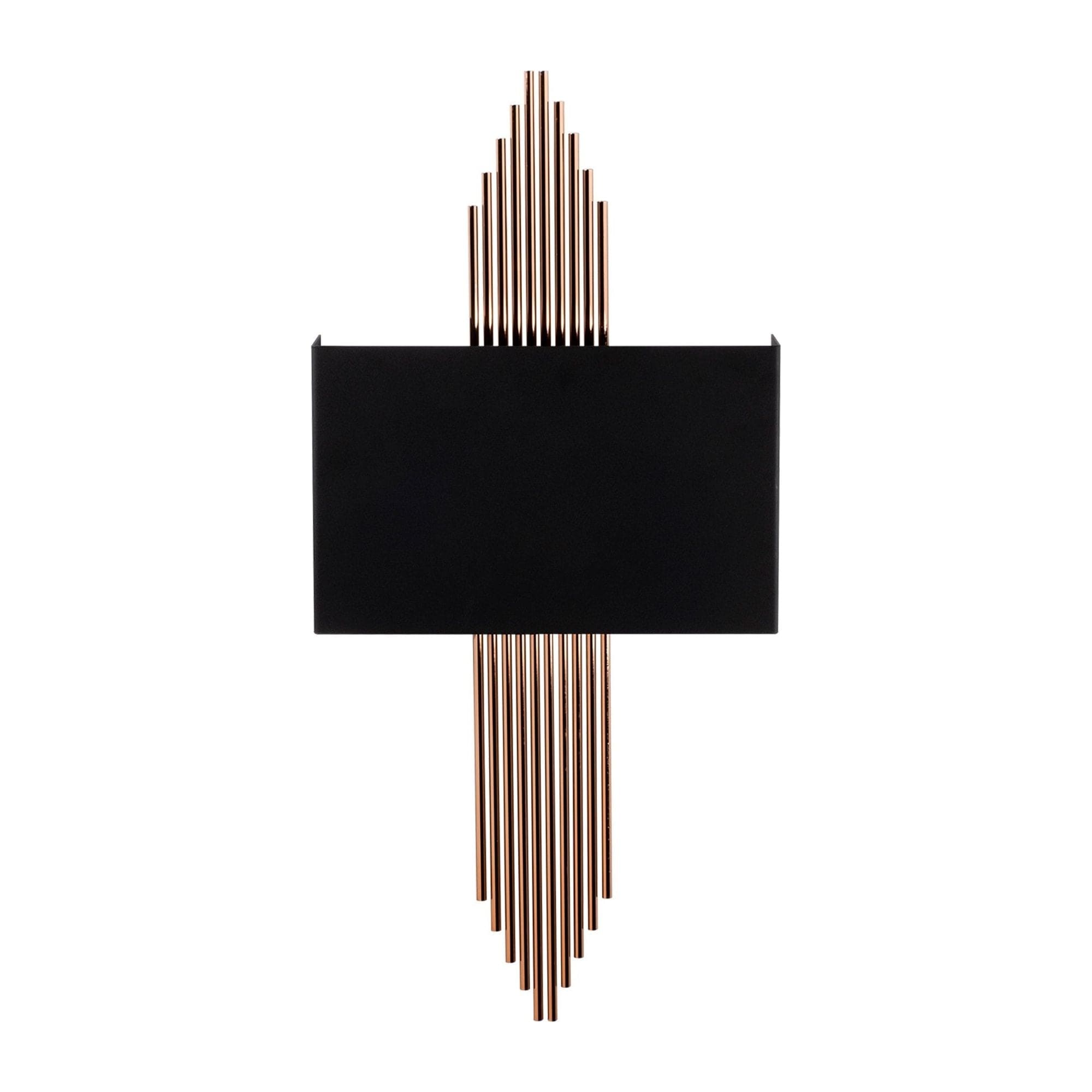 Aplica 613-A, negru/maro, metal, 22x10x75 cm