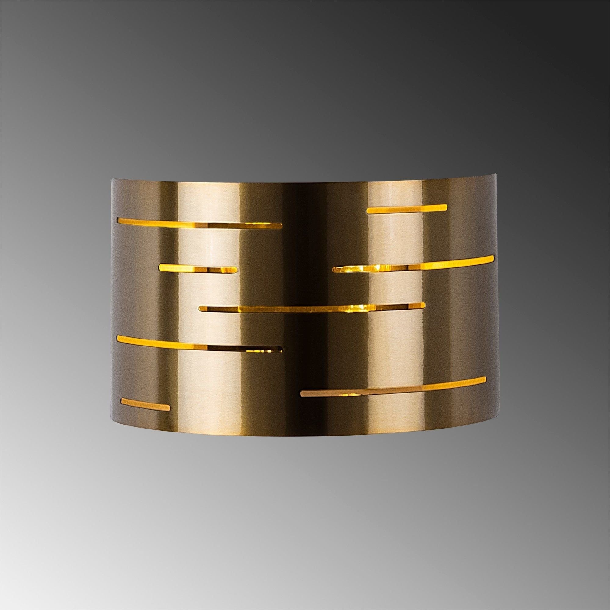 Aplica 629-A, auriu, metal, 30x10x22 cm