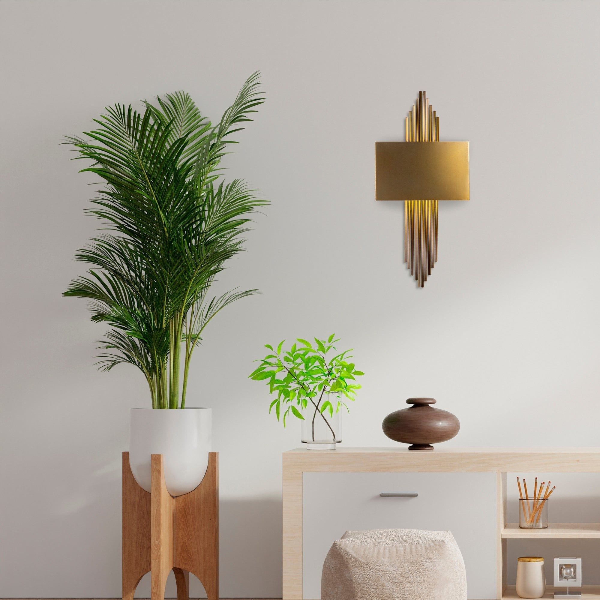 Aplica A615 - A, auriu, metal, 75x10x22 cm