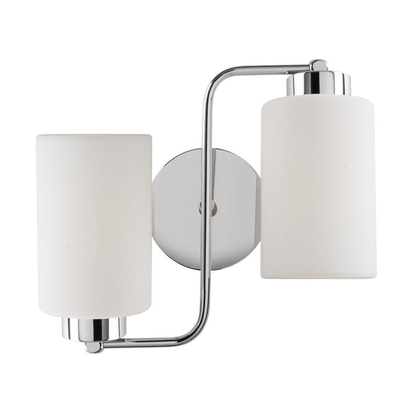Aplica BALCOVA N-346, crom/alb, metal/sticla, 32x10x28 cm