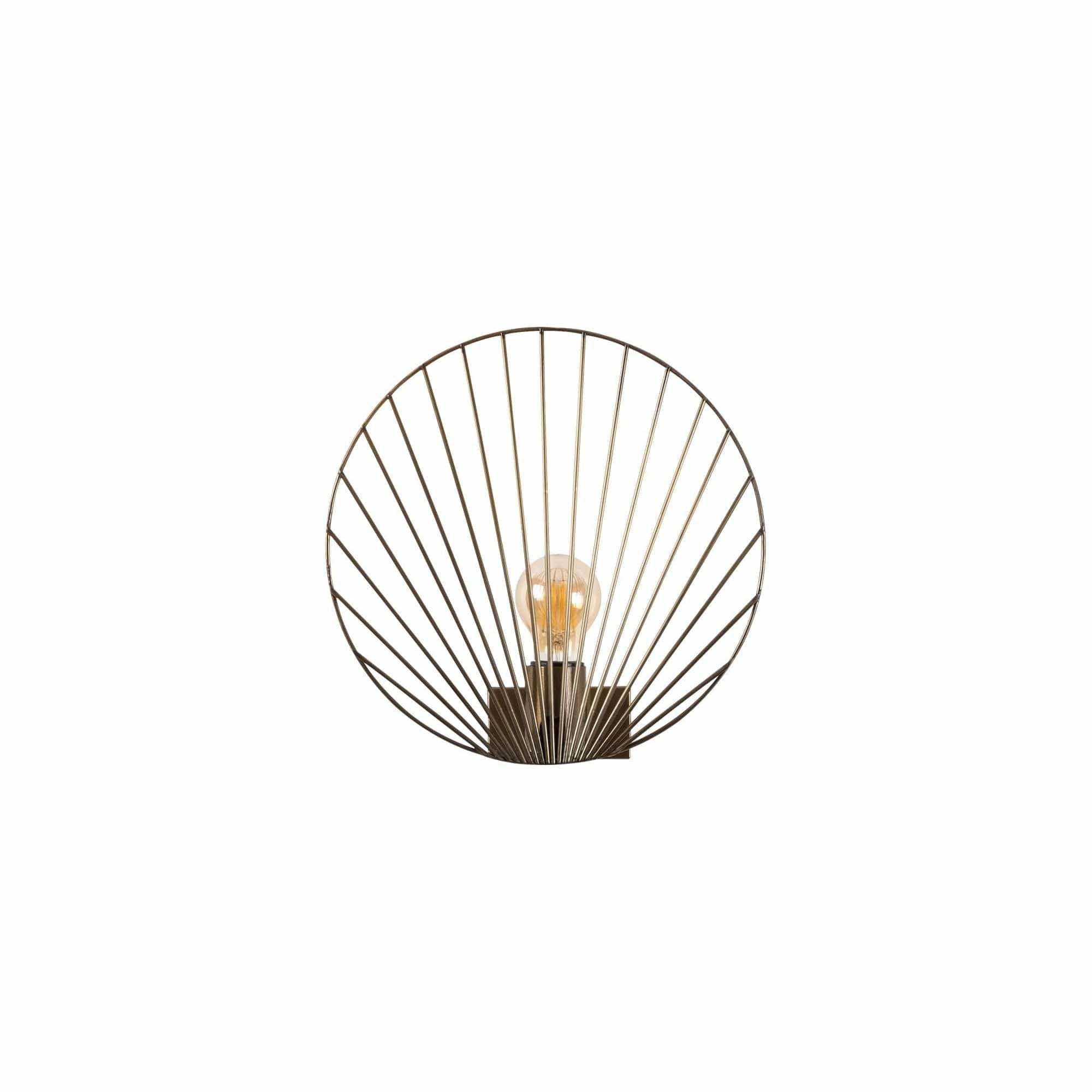 Aplica BYISOO-3290, bronz, metal, 30x12x30 cm