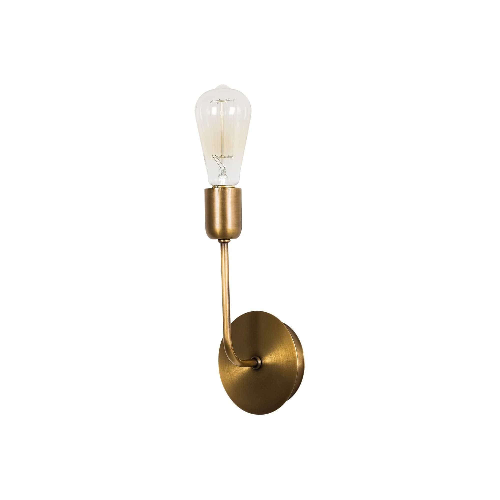 Aplica DARTINI MR - 1007, auriu, metal/sticla, 6x12x27 cm